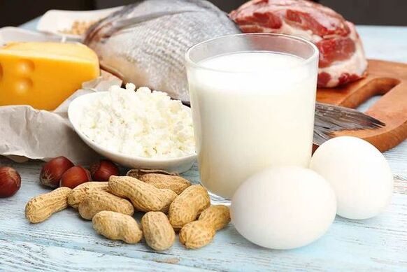 Cacahuetes e outros produtos proteicos