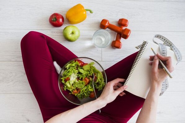 Planificación da dieta para a súa eficacia